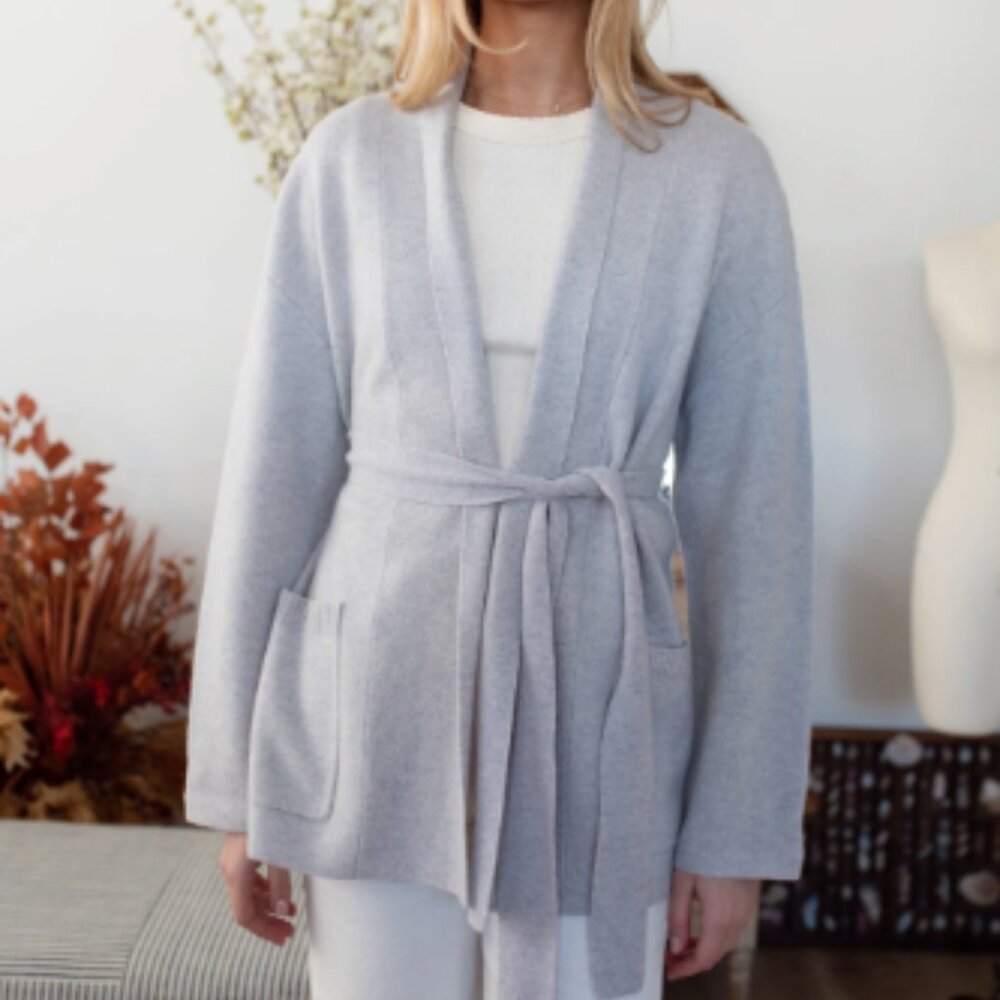 Marea Eliza Cashmere Wrap - Grey S/M